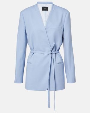 JOSEPH Chaqueta Victor De Crepe De Lana - Azul