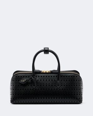 Alaïa Bolso Delta Vienne Medium De Piel - Negro