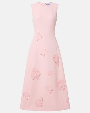 LEO LIN Cleo Floral-Applique Cocktail Dress - Pink