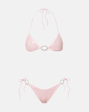 Oséree Sequined Bikini - Pink