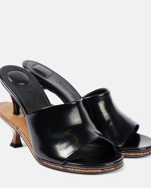 Jacquemus Heeled Mules - Black