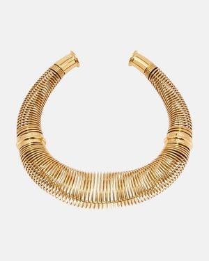 Alaïa Logo Choker - Metallic