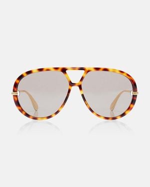 Bottega Veneta Classic Aviator Sunglasses - Brown