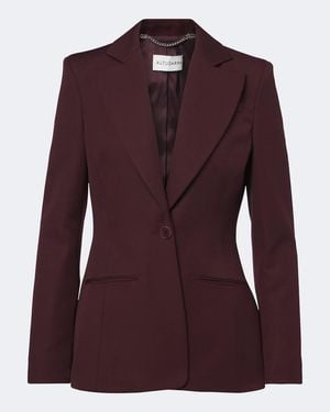 Altuzarra Acacia Virgin Wool Blazer - Purple