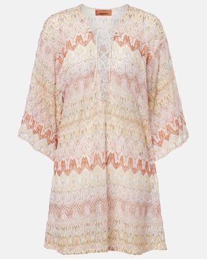 Missoni Zigzag Lame Beach Cover-Up - Natural