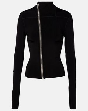 Rick Owens Lilies Gary Jersey Jacket - Black