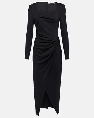 Diane von Furstenberg Hughie Jersey Midi Dress - Black