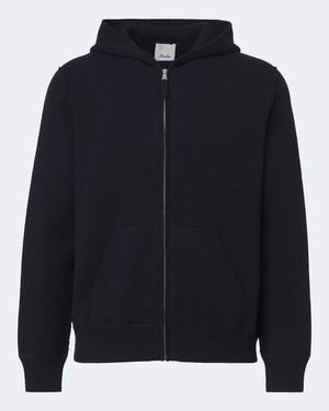 Allude Hooded Wool And Cashmere Jacket - Blue