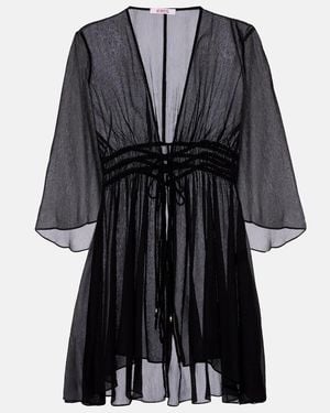 Eres Operette Silk Muslin Top - Black