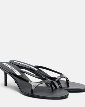 Acne Studios Sandalias De Piel - Gris