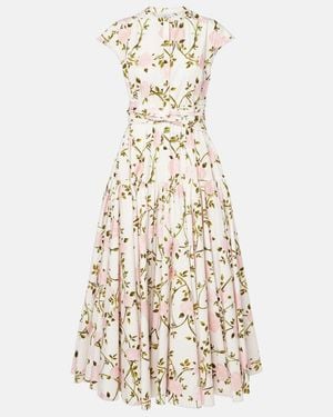 Giambattista Valli Floral Cotton Gown - Metallic