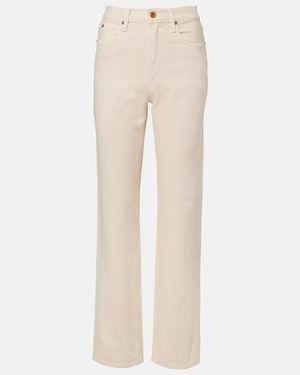SLVRLAKE Denim London Straight Jeans - Natural