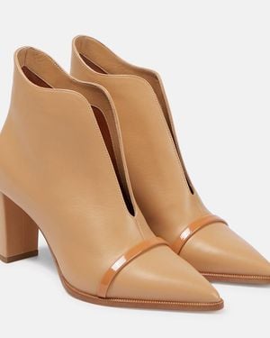 Malone Souliers Clara Leather Ankle Boots - Natural