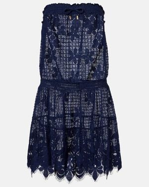 Melissa Odabash Playsuit Isla Hs Aus Spitze - Blau