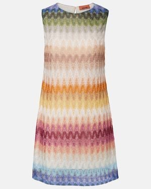Missoni Vestido Corto - Rosa