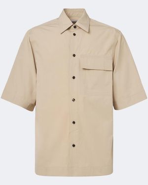 Bottega Veneta Cotton Canvas Shirt - Natural