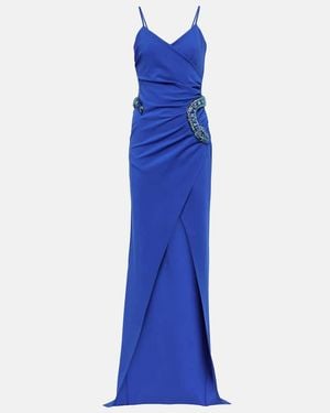 Balmain Paris Long Dress - Blue