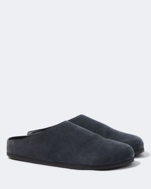 Studio Nicholson Slippers Wearing Aus Leder - Blau