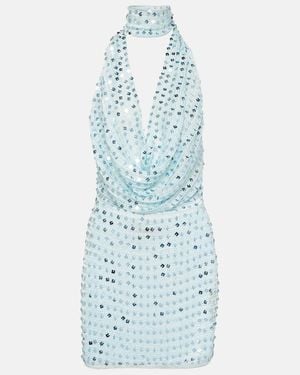 AYA MUSE Tipo Sequined Minidress - Blue