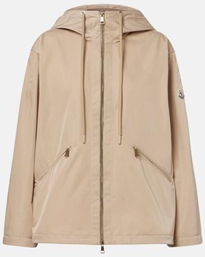 Moncler Cassiopea Gabardine Jacket - Natural