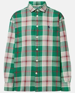Polo Ralph Lauren Plaid Cotton Twill Shirt - Green