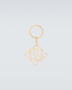 Loewe Anagram Keychain - White