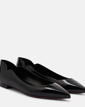 Christian Louboutin Hot Chickita Patent Flat - Black