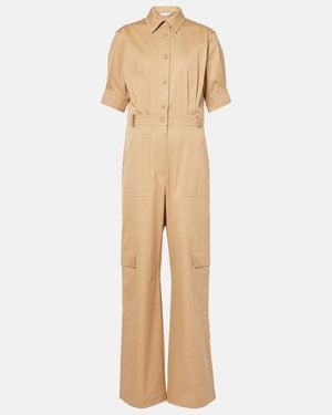 Max Mara Cotton Jumpsuit - Natural