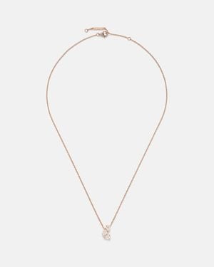 Repossi Halskette Serti Sur Vide Aus 18Kt Rosegold Mit Diamanten - Blau