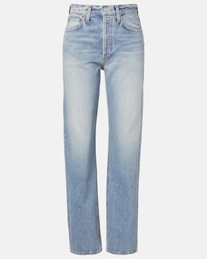 Agolde Kelly Straight Jeans - Blue