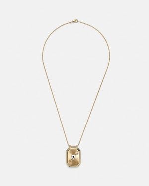 Marie Lichtenberg Halskette Cour Perce Aus 18Kt Gelb- Und Weissgold Mit Diamant - Mettallic