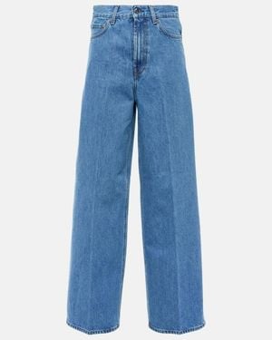 TOTEME Wide Leg Denim Jeans - Blue