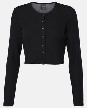 Leset Cropped-Cardigan Lauren - Schwarz