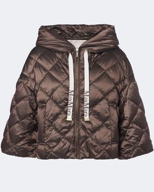Max Mara The Cube Quilted Down Jacket - Brown