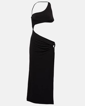 Bananhot Ariana One-Shoulder Midi Dress - Black