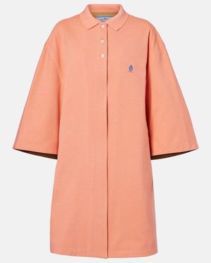 Prada Mantel Aus Baumwoll-Pique - Pink