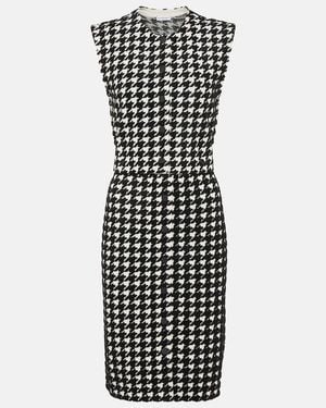 Burberry Checked Minidress - Black