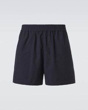 Studio Nicholson Shorts Elio Aus Baumwolle - Blau