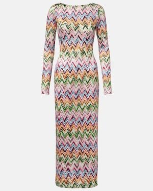 Missoni Zigzag Maxi Dress - White