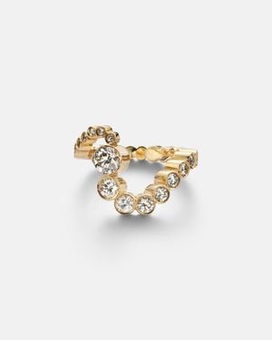 Sophie Bille Brahe Grand Ensemble Ocean 18Kt Ring With Diamonds - White