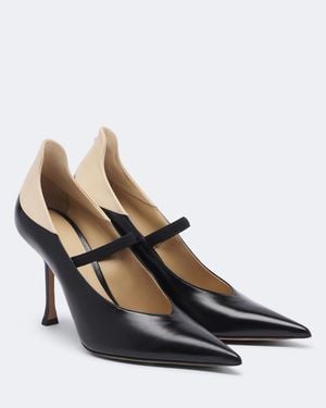 Fendi Pumps Aus Leder - Blau