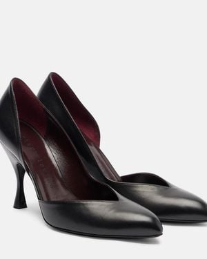 Herbert Levine Not Half Bad Leather Court Shoes - Brown