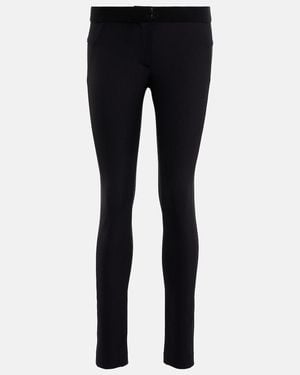 Veronica Beard Scuba Nylon-Blend Leggings - Black