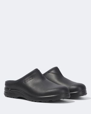 Comme des Garçons Slippers Aus Leder - Schwarz