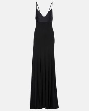 Jacquemus Spallina Jersey Gown - Black