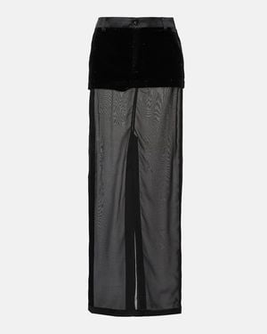 DIDU Maxirock Aus Mesh - Schwarz