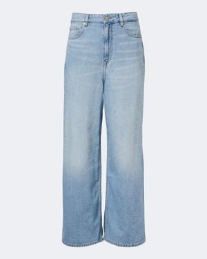 Ganni Marri Wide-Leg Jeans - Blue