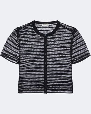 Jonathan Simkhai Cardigan Holli Aus Spitze - Schwarz
