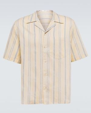 Commas Floral Jacquard Shirt - Natural