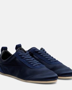 Jil Sander Etage Satin Sneakers - Blue